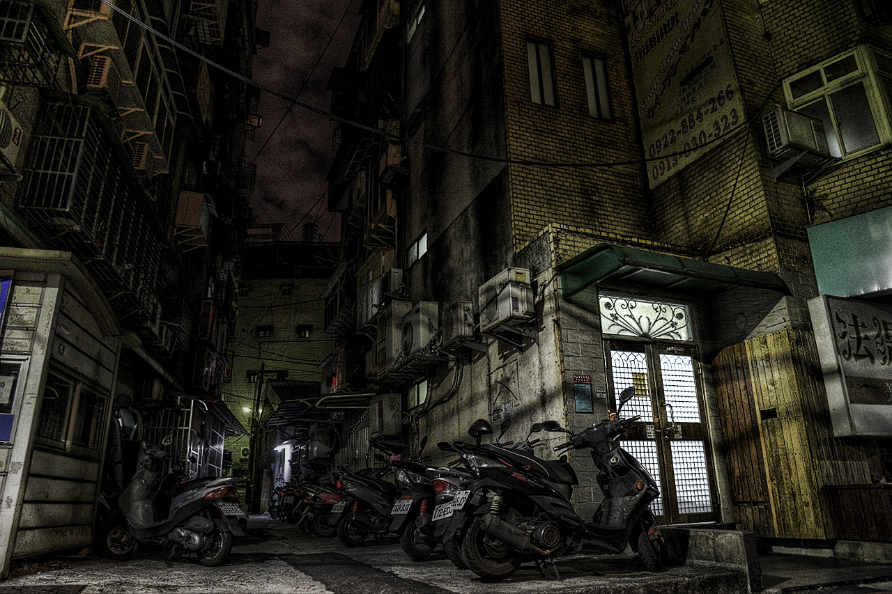 夜の路地裏hdr 台湾 燃えろ Hdr 夜の路地裏hdr 台湾 燃えろ Hdr