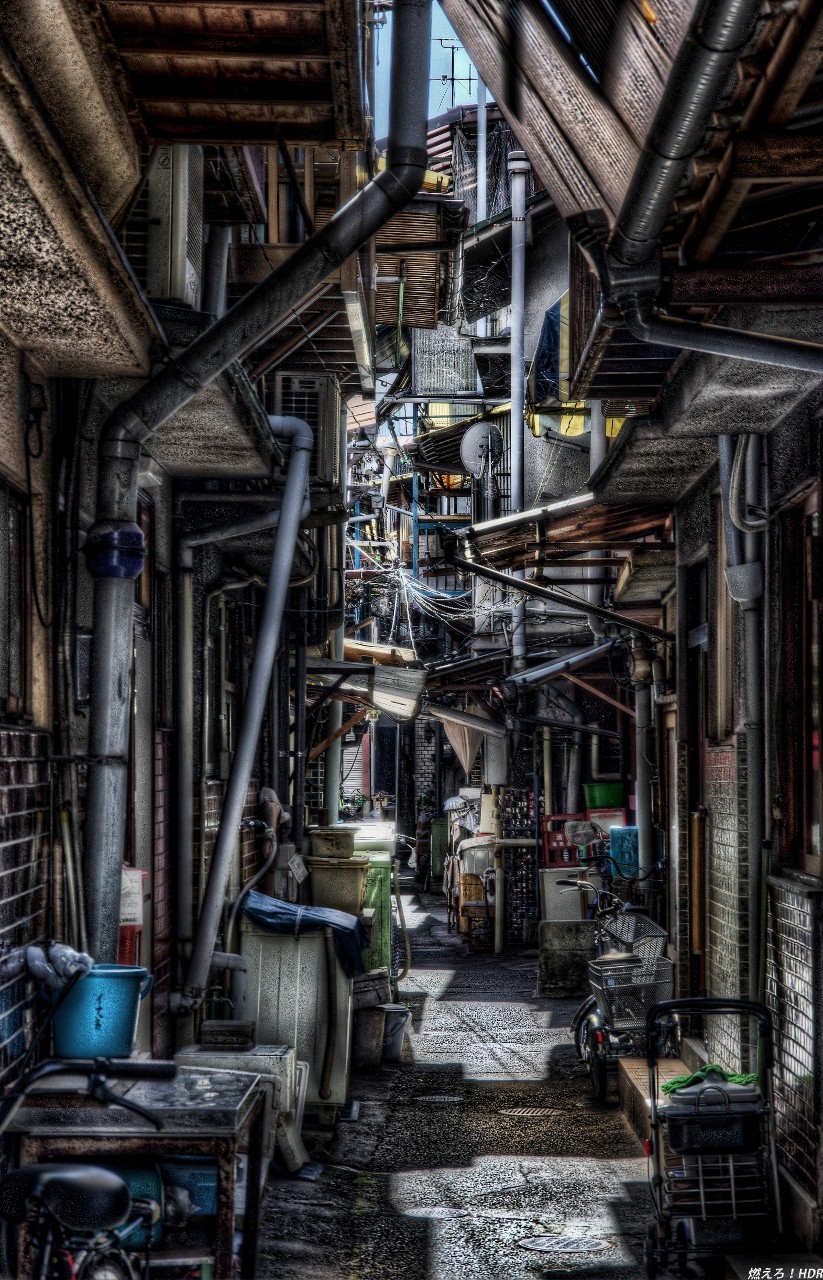 尾道路地裏hdr 燃えろ Hdr 尾道路地裏hdr 燃えろ Hdr