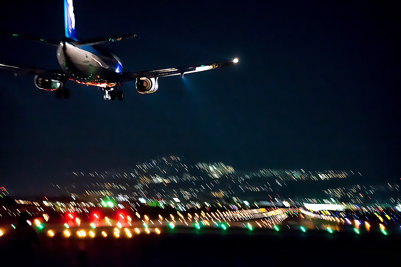 夜間飛行機撮影 燃えろ Hdr 夜間飛行機撮影 燃えろ Hdr