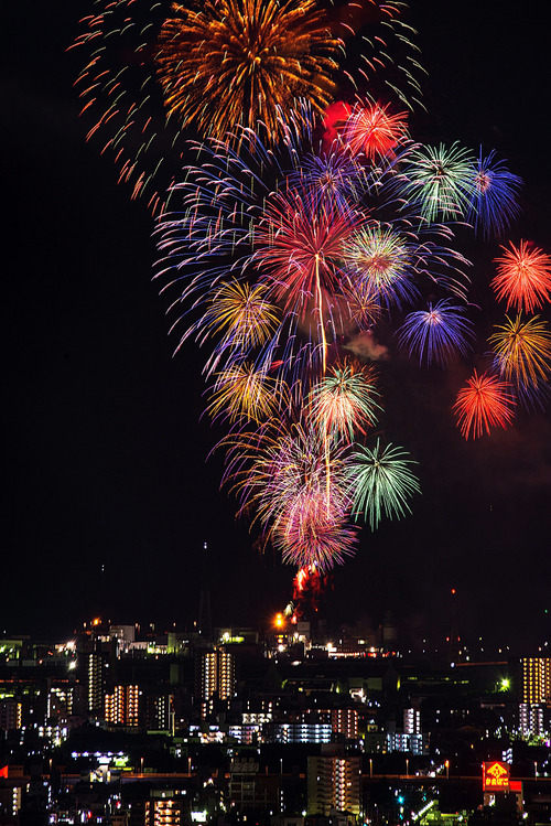 姫路みなと祭り花火大会 その2 燃えろ！HDR