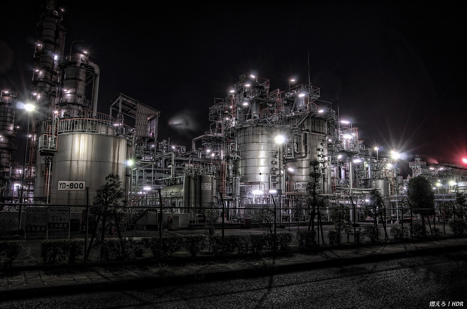 工場夜景hdrブリーチバイパス 水島コンビナート 燃えろ Hdr 工場夜景hdrブリーチバイパス 水島コンビナート 燃えろ Hdr