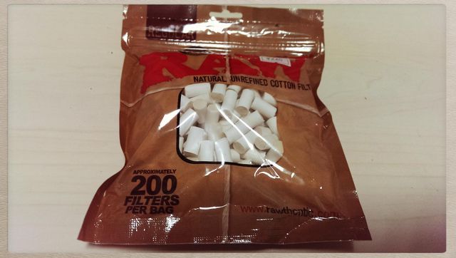 フィルターレビュー ロウレギュラーフィルター Raw Regular Filter てまきたばこのあるせいかつ