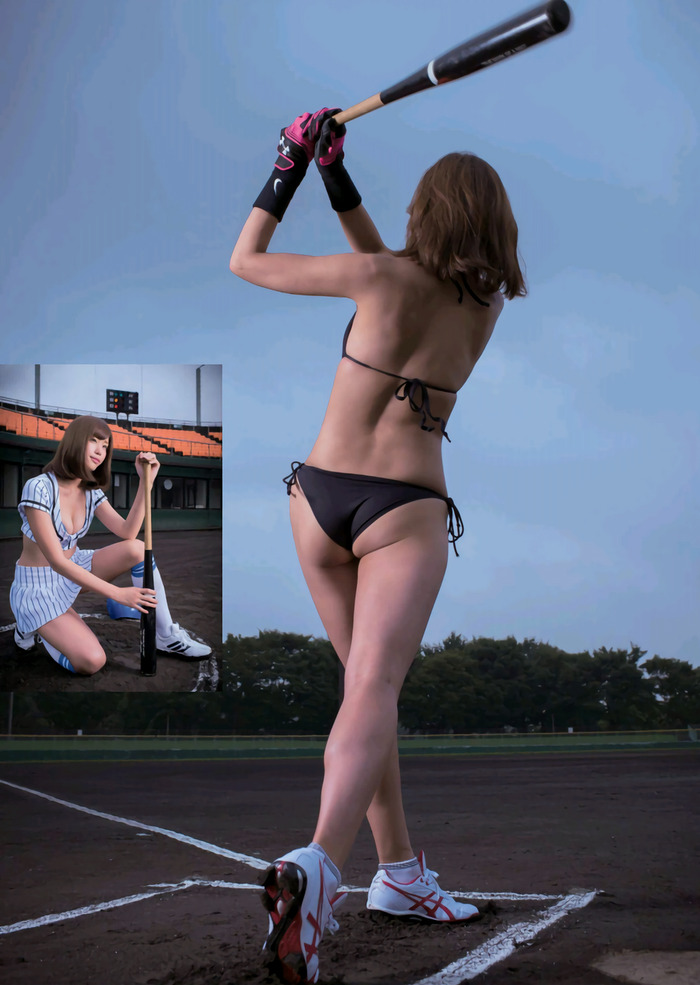 【神編集】神スイング・稲村亜美の紐パン姿でいいのかこれｗｗ 6