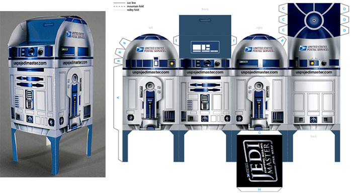 R2 D2ペーパークラフト Sfペパクラblog