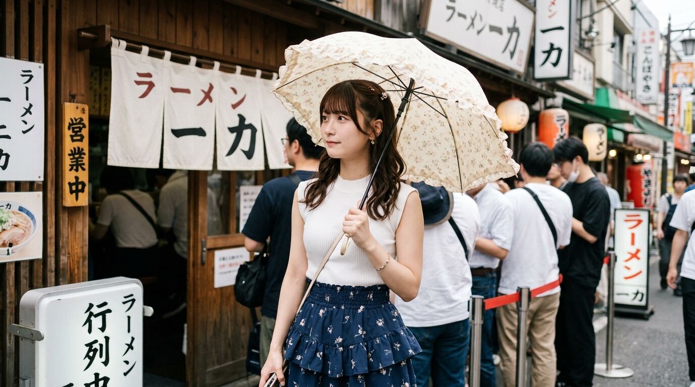 【新発見】気付いたのだが日傘って、“自分が行くところの全て”が「日陰」になるんだな‥‥