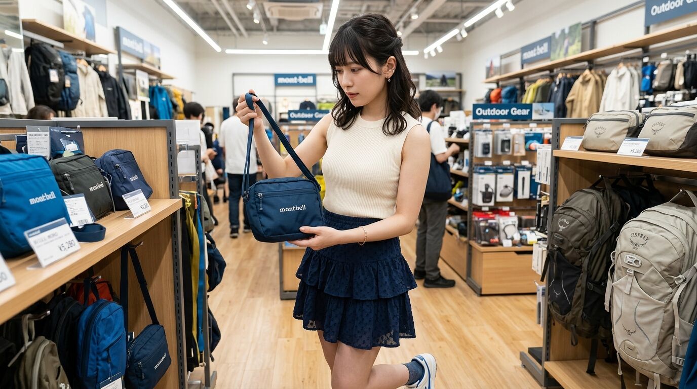 【画像】モンベル、完全に若人に流行る‥‥女子「ボディバッグの代わりにこれはアリ。かわいい」