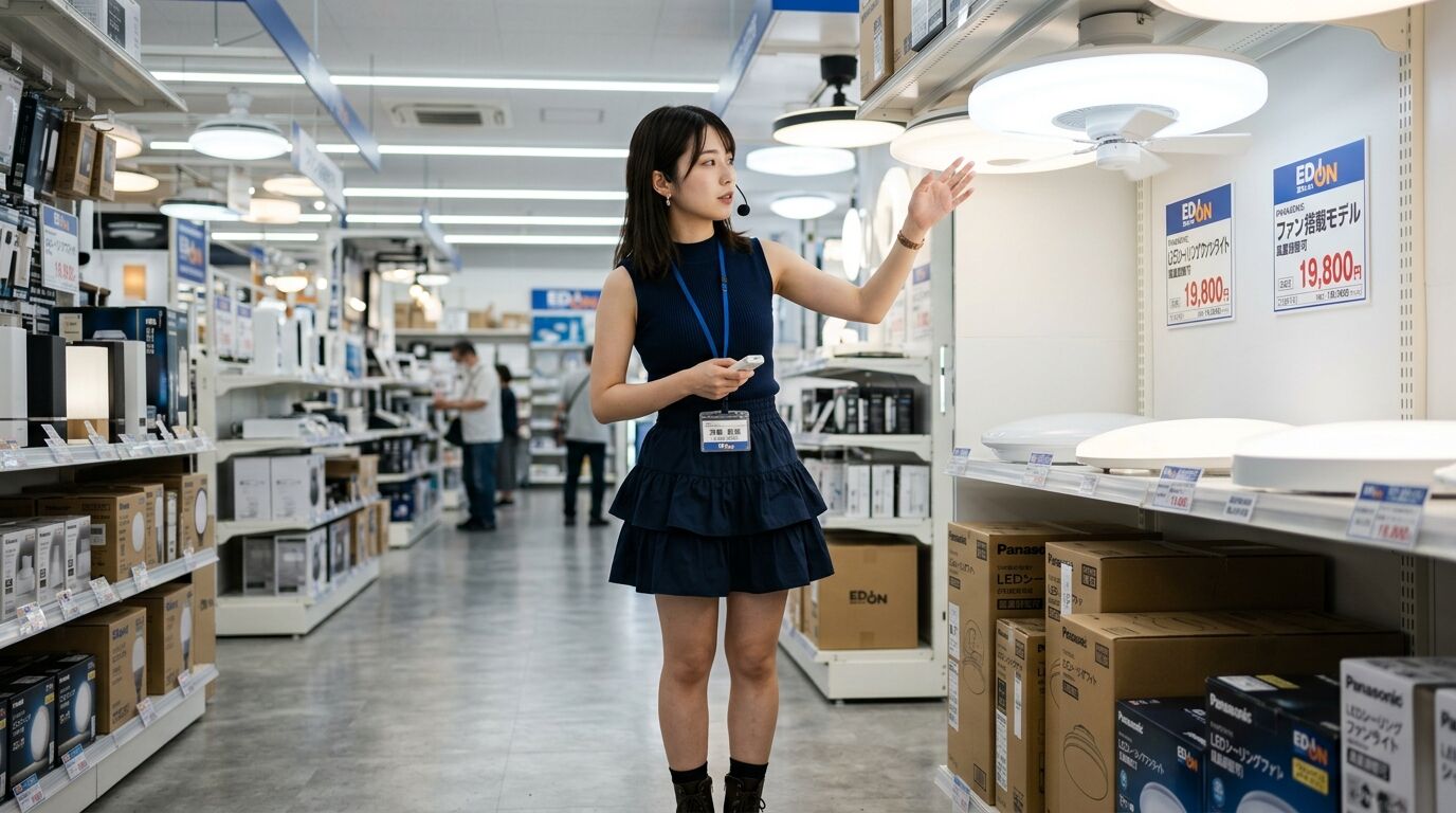 【エアコン効率UP】地味に「ファン付きLEDシーリングライト」って流行ってるけどどうなの？  夏は直接風、冬は間接循環で一年中使えるらしいが