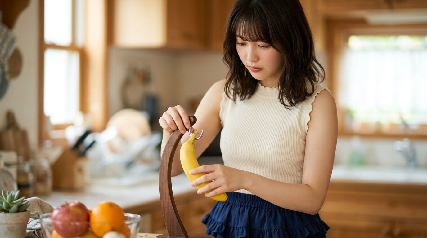 【画像】バナナスタンドを導入した結果がコチラ