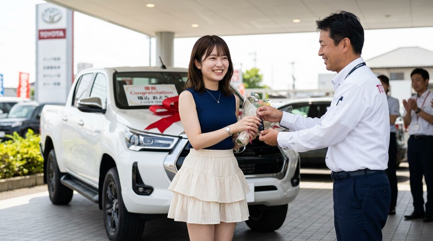 【画像】世界のトヨタ、とんでもないハイラックスを納車してしまう‥‥これで検査通しちゃダメだろ