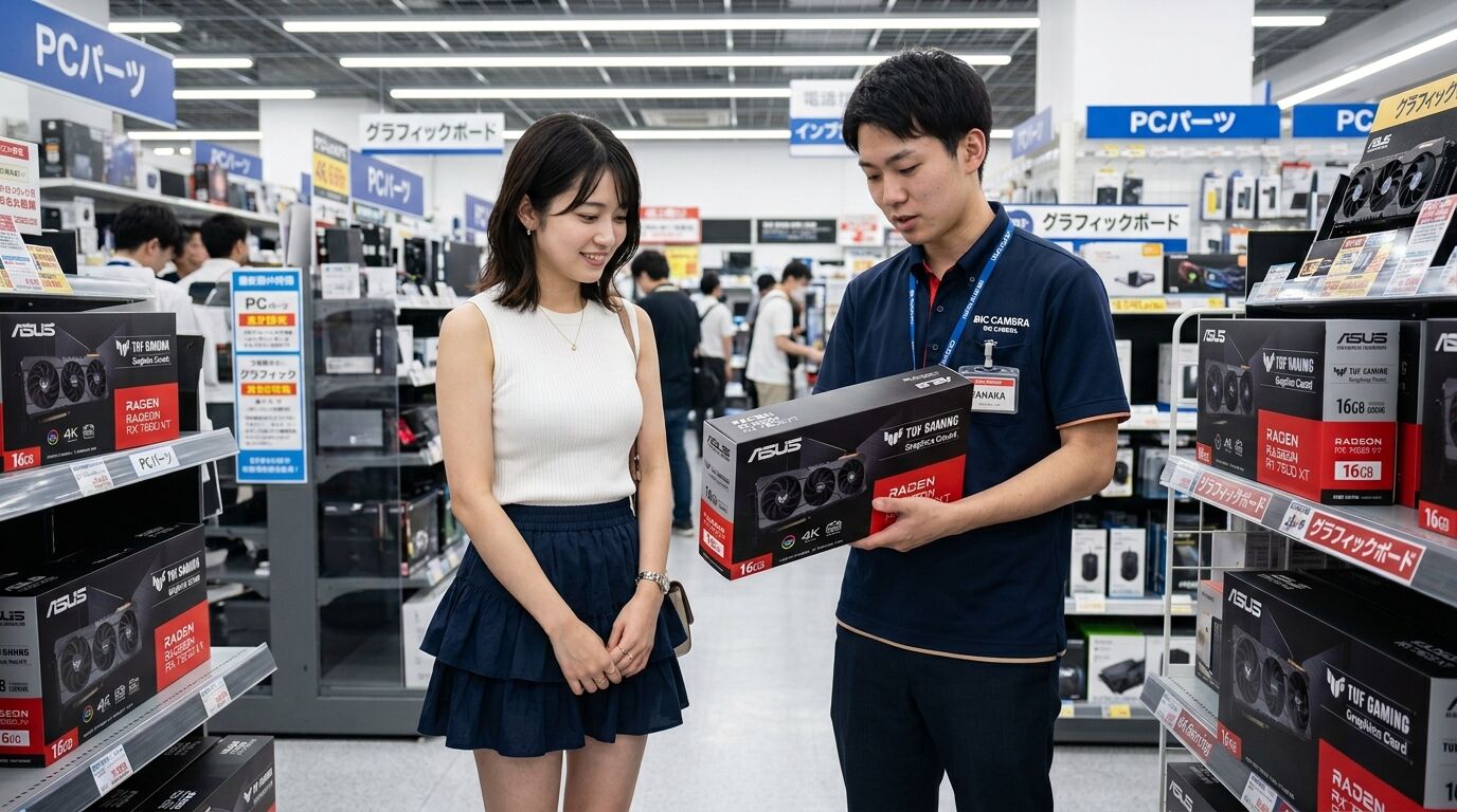 【たっかｗ】Radeon RX 9070 GRE 12GBが発売、店頭価格は11万8000円前後