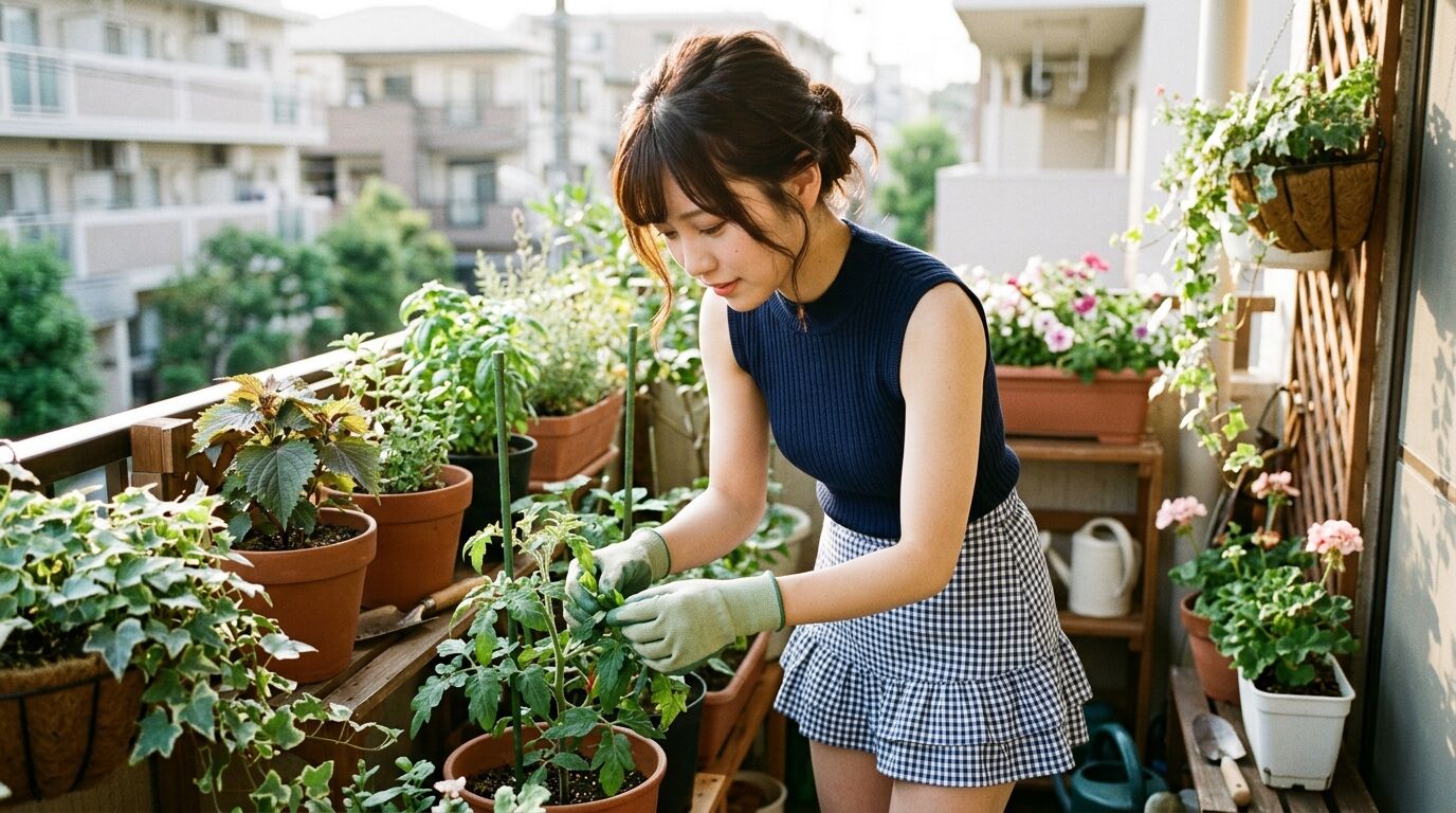 【画像】家庭菜園俺、収穫する