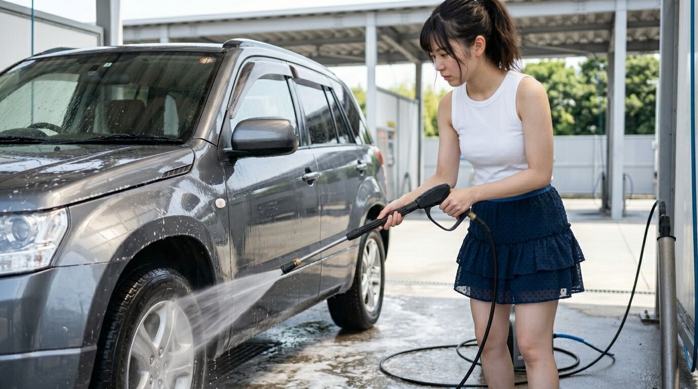 【動画】高圧洗浄機の唯一にして最大の弱点である“準備がクソ面倒くさい問題”、解決していた‥‥なにこれめちゃスタイリッシュじゃんｗ