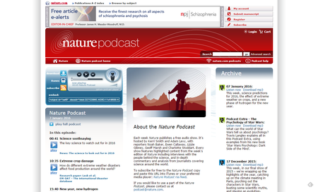 Home _ Nature podcast