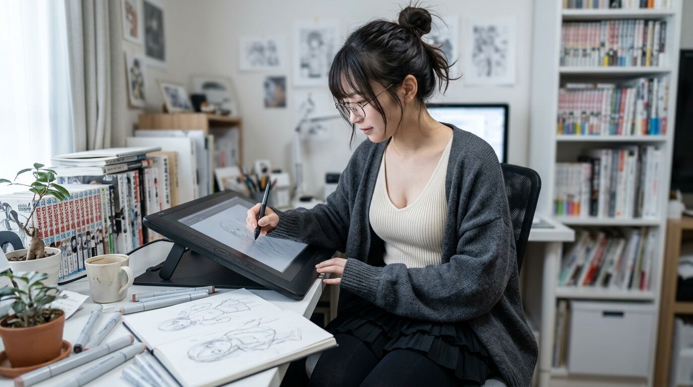 【悲報】イラストレーター、生成AIのせいで仕事が激減していた