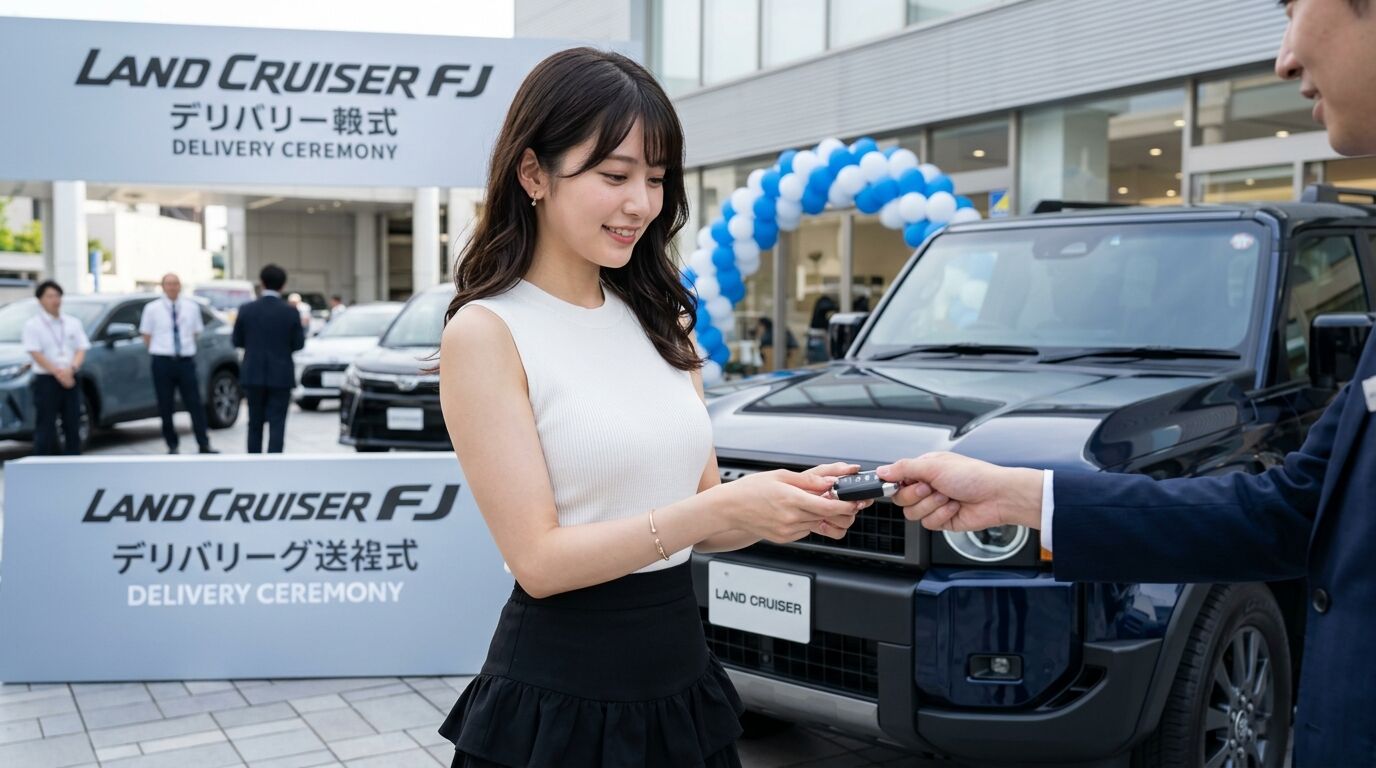 【5分後…】新型車「ランクルFJ」が納車された男の末路がこちらです‥‥
