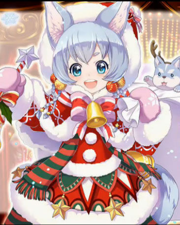コヨミ_白猫_クリスマス