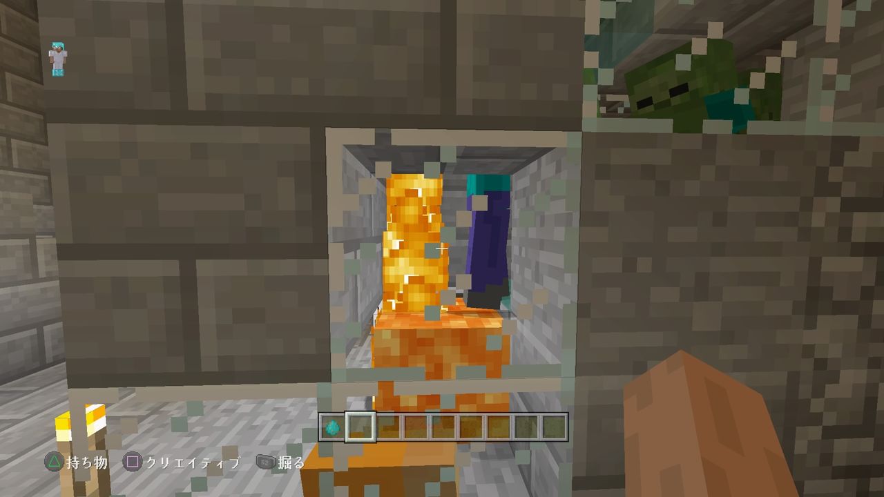 最高のマインクラフト ベストマイクラ マグマブロック エレベーター ダメージ