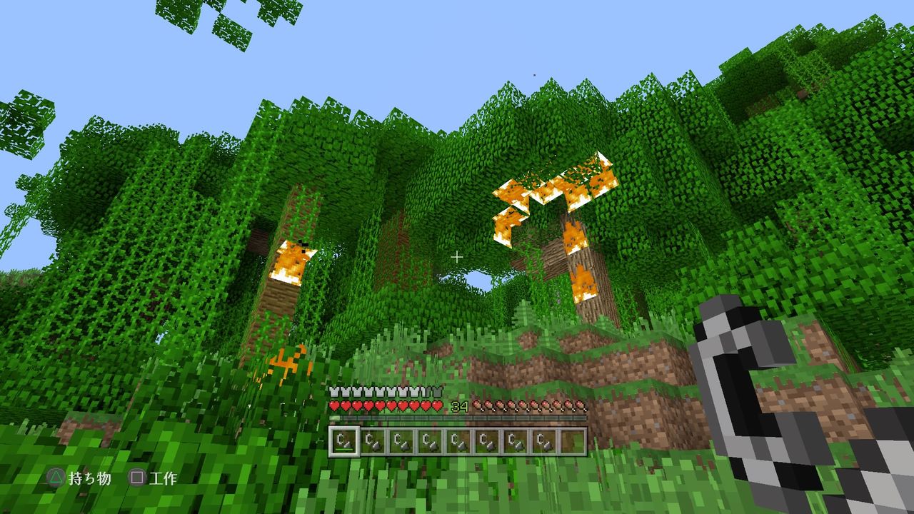 ジャングルを焼き払う マインクラフトplaystation4 Editionを楽しむ ジャングルを焼き払う マインクラフトplaystation4 Editionを楽しむ