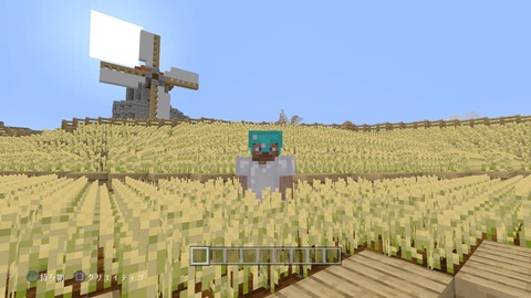 小麦畑を振り返る マインクラフトplaystation4 Editionを楽しむ 小麦畑を振り返る マインクラフトplaystation4 Editionを楽しむ