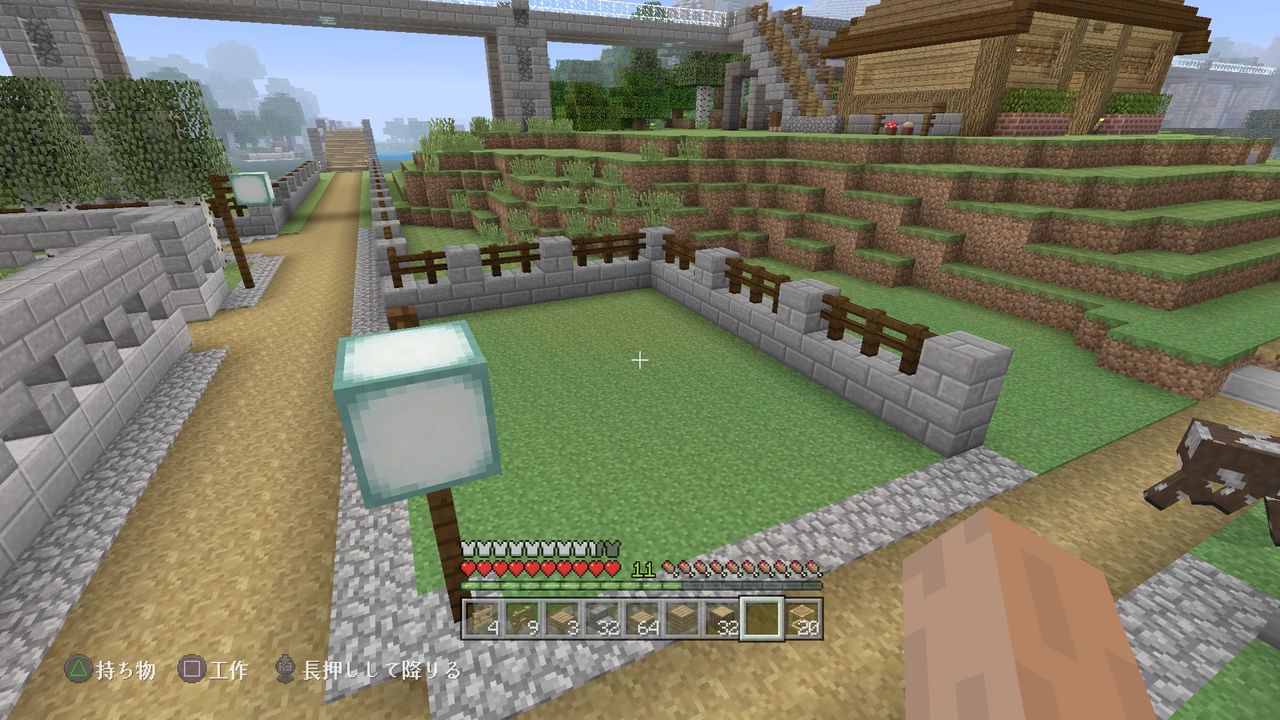 南東地区住宅街の完成 マインクラフトplaystation4 Editionを楽しむ