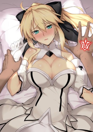 Fgo セイバーリリィ を押し倒したマスターと邪悪な聖遺物達 イラスト Fgoふたばちゃんねる