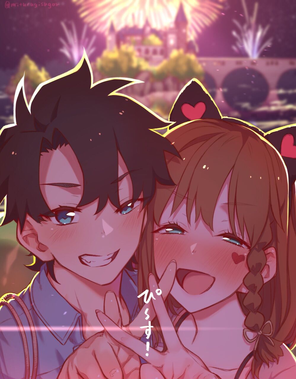 Fgo シャルロットと遊園地デートするぐだ男 イラスト Fgoふたばちゃんねる
