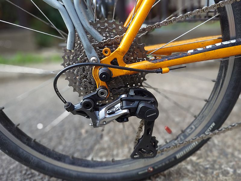 シマノ GRX RD-RX812 11速 リアディレイラー SL-RS700付き