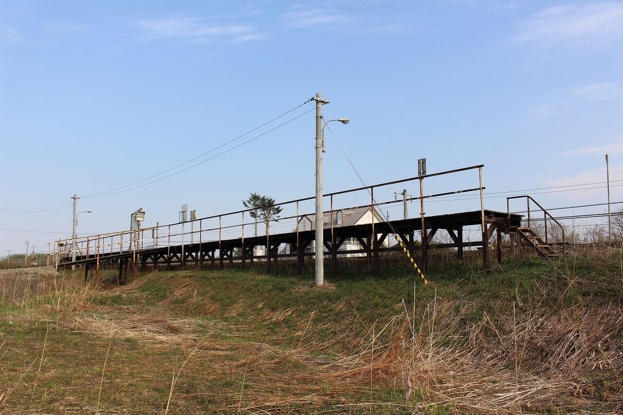 根室本線稲士別駅 ホームだけの秘境駅 札幌学院大学鉄道研究会ob会