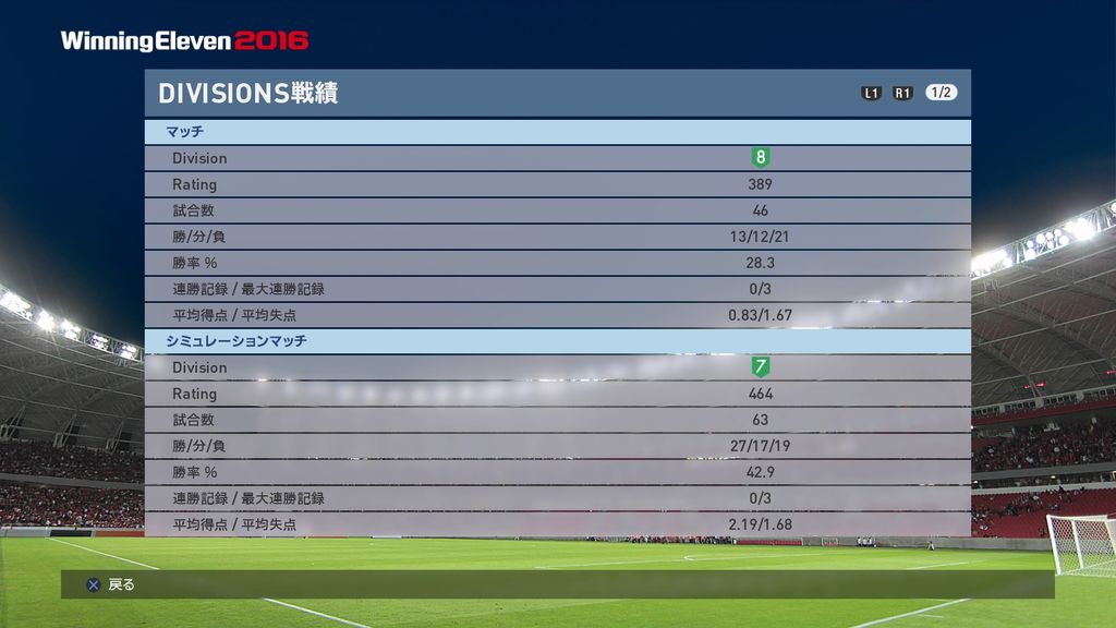 ウイイレ16 Myclubプレイ日記 01 ウイイレ遊戯譚 ウイイレ16 Myclubプレイ日記 01 ウイイレ遊戯譚