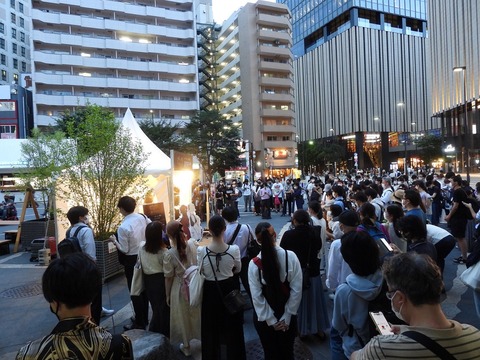配布直前（園内）