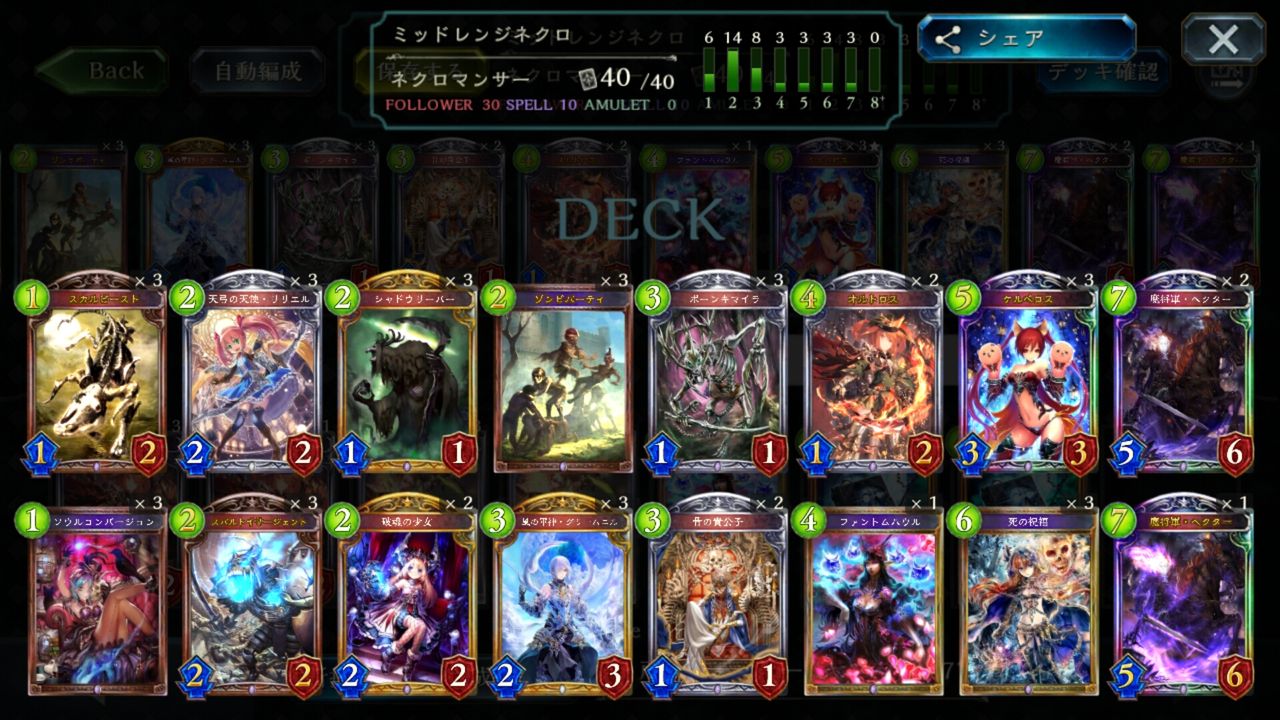 シャドウバース ナーフ後のミッドレンジネクロってこんな感じ デッキ情報あり Shadowverse速報 シャドウバース速報 シャドウバース ナーフ後のミッドレンジネクロってこんな感じ デッキ情報あり Shadowverse速報 シャドウバース速報