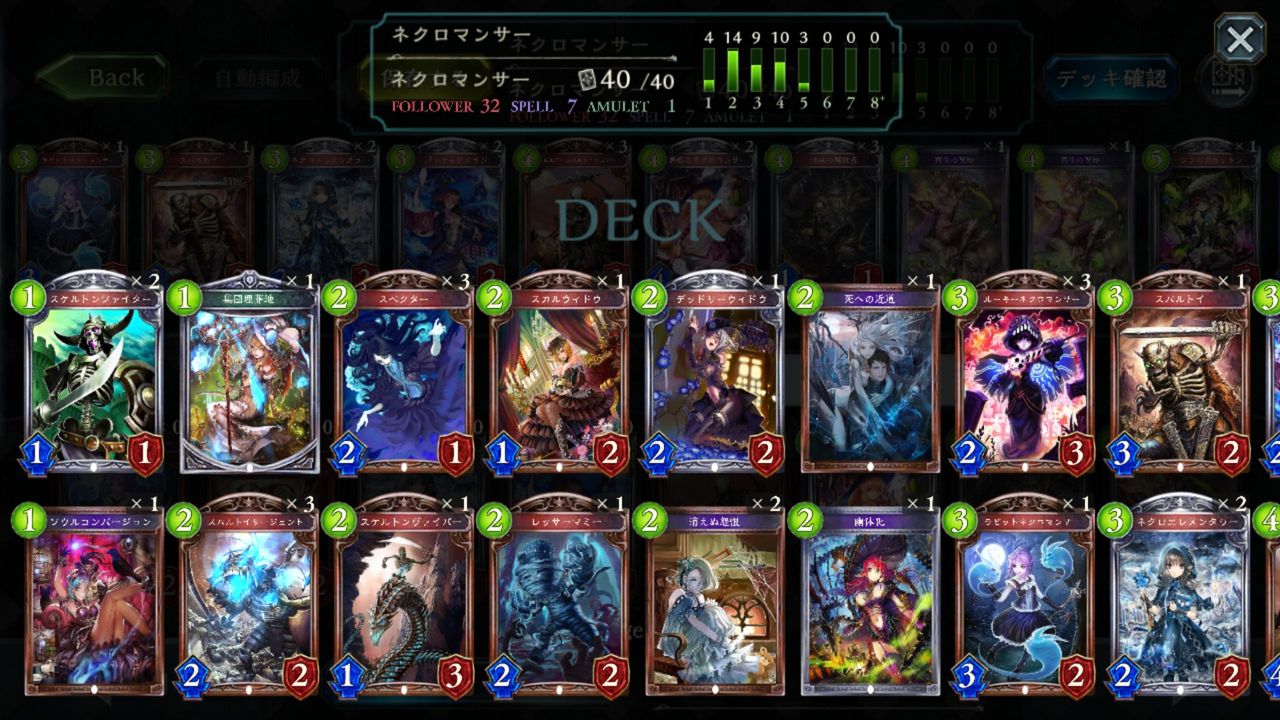 シャドウバース ネクロマンサーデッキの構成ってどうやって調整してる Shadowverse速報 シャドウバース速報