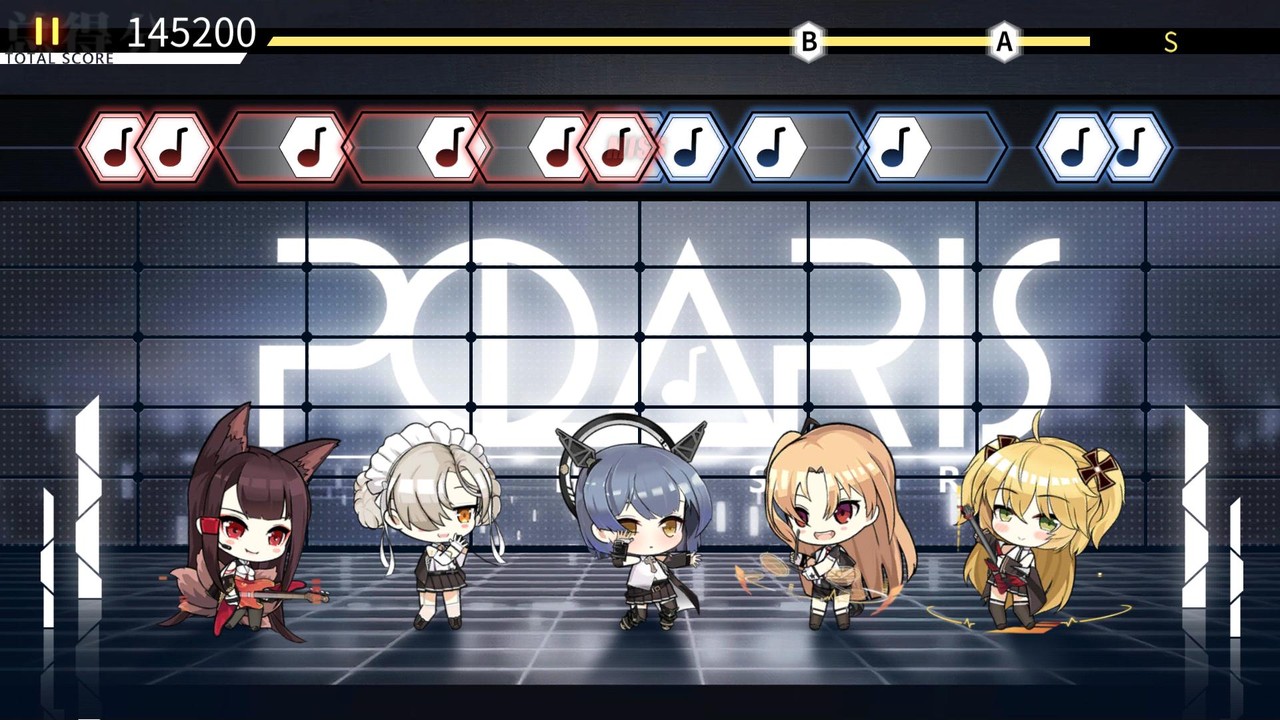 アズールレーン 音ゲーのミニゲームめちゃくちゃ凝ってて楽しそう アズールレーン速報