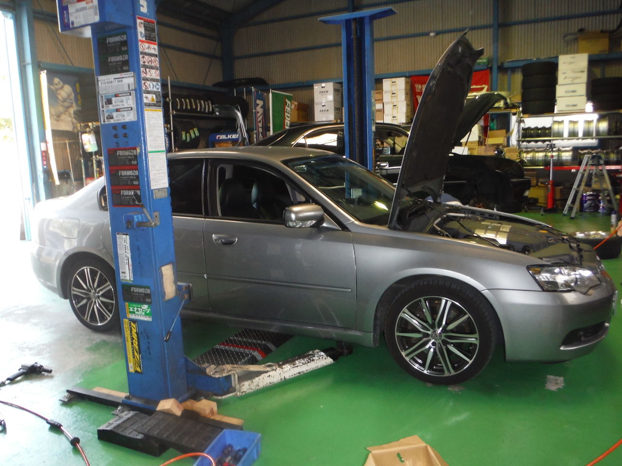Ble レガシィ 持ち込み プラグ交換 Vベルト交換 エンジンオイル交換 ワコーズ Shaftのブログ 春日井市 タイヤ交換 名古屋市 サス交換 持ち込み 豊山町 愛知県 小牧市 尾張旭市 サスペンション交換 一宮市 愛知県