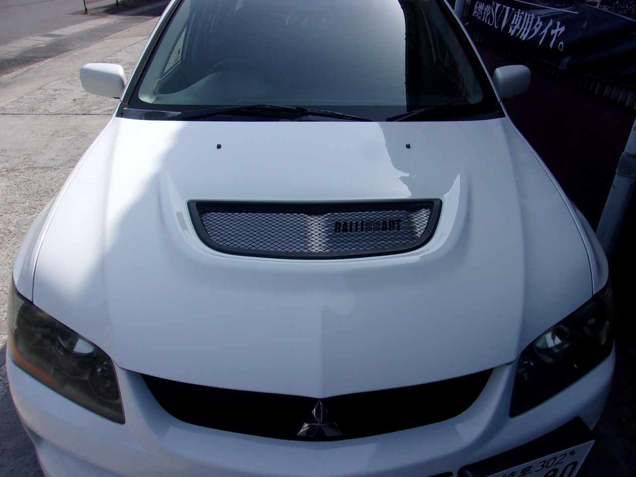 CT9A ランエボ9 リアウイングクリア 塗装 ルーフ ボンネット : SHAFT