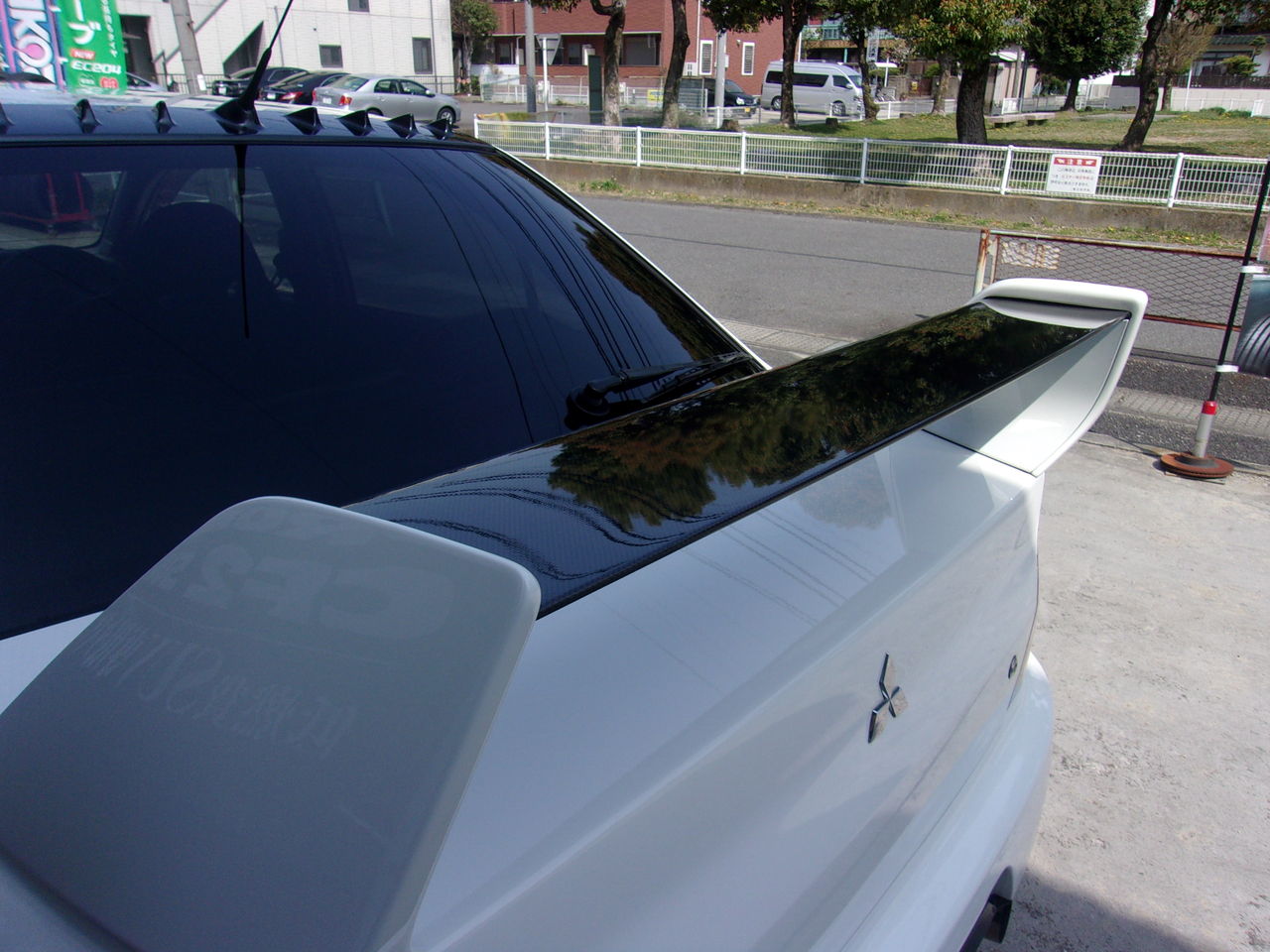 美品】 ct9a ランサーエボリューション 純正リアウイング リア