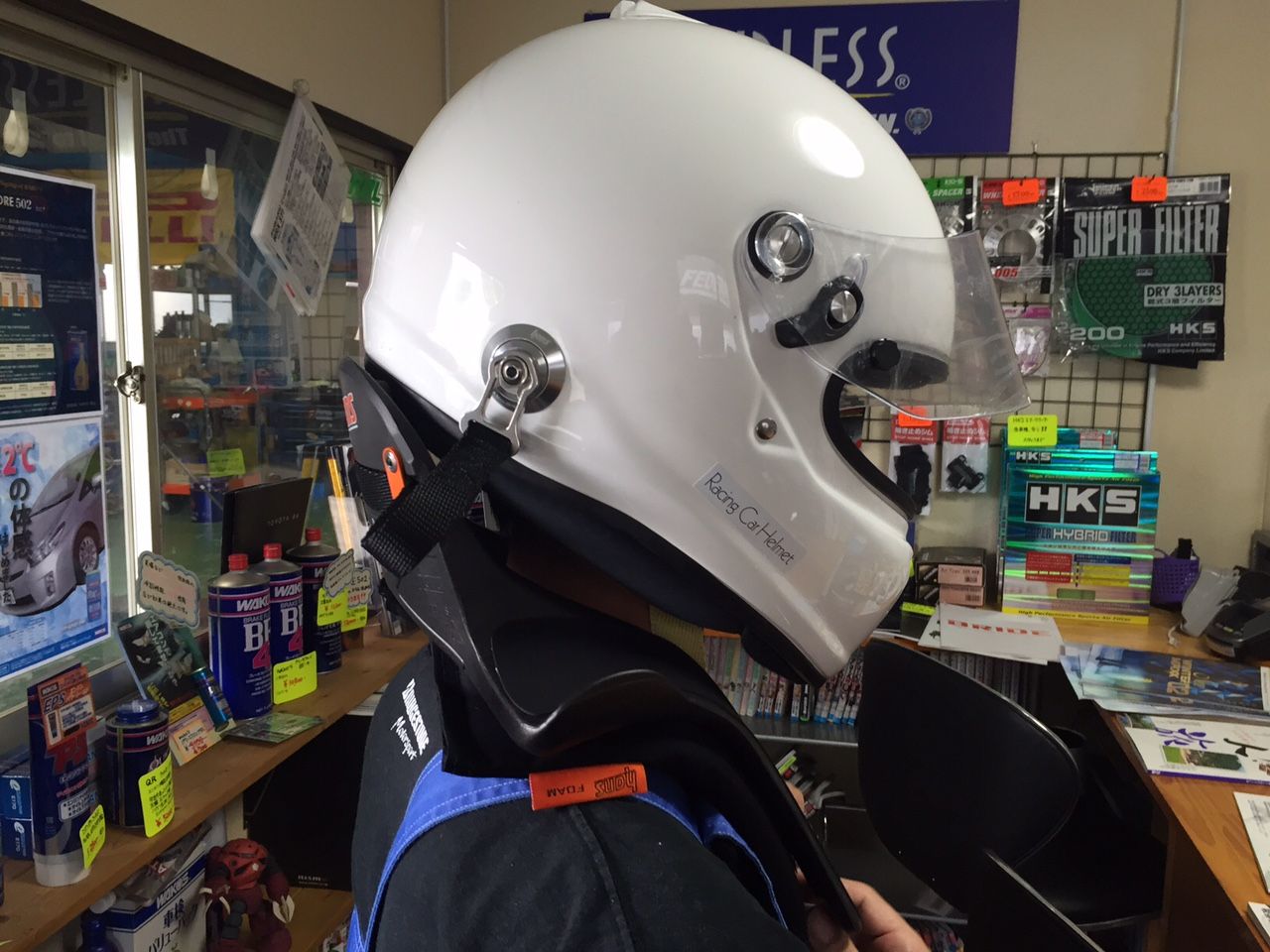 4輪用 アライ ヘルメット Gp 6s Hansデバイス Shaftのブログ 春日井市 タイヤ交換 名古屋市 サス交換 持ち込み 豊山町 愛知県 小牧市 尾張旭市 サスペンション交換 一宮市 愛知県