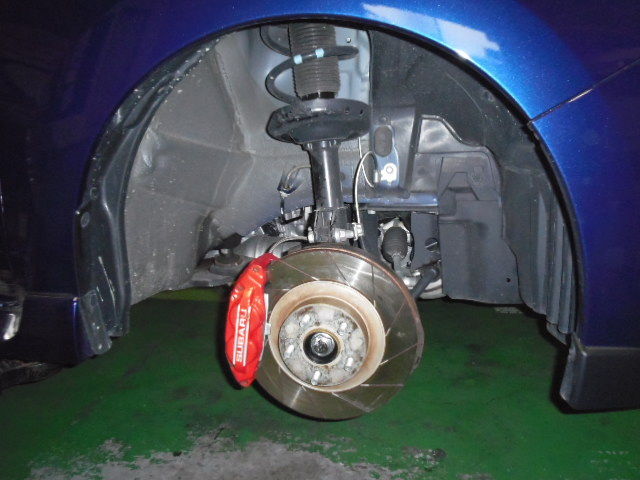 スバル　フロント 4POT ブレーキキャリパー　エクシーガ　レガシィ流用に22B スバル フロント 4POT ブレーキキャリパー エクシーガ レガシィ流用に