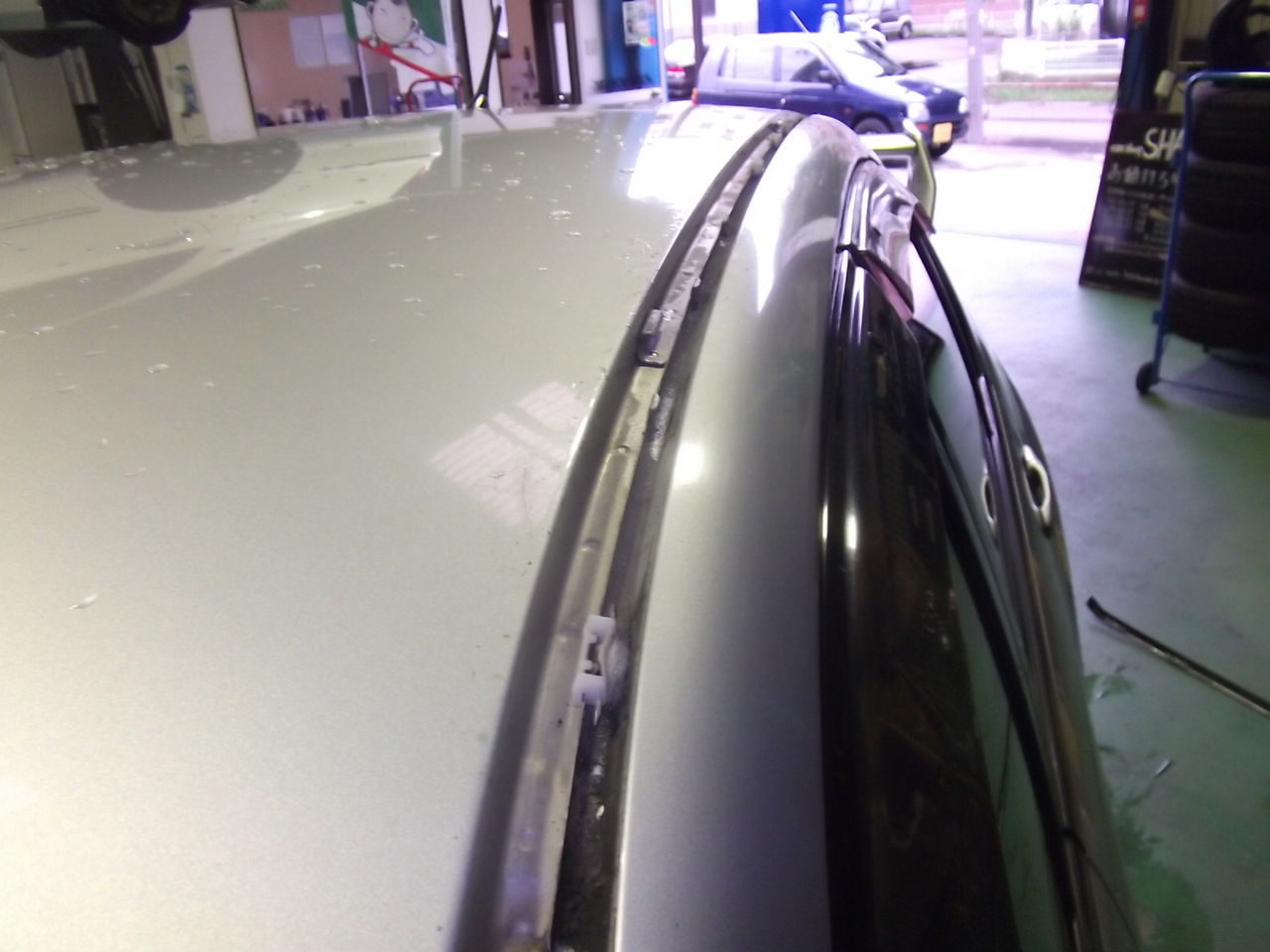 ランエボ　CT9A用リアドアモール ミツビシ ランサー エボリューション 9 Ⅸ CT9A リヤドア ベルトモール