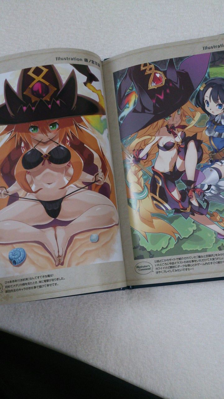 カオスな情報置場 Ps3 魔女と百騎兵 限定版の画集がすさまじく性的