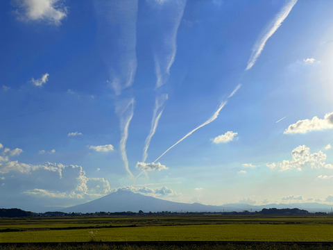 岩木山からロケット