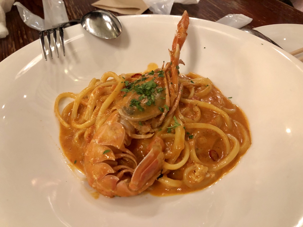 Cafe La Bohemeでディナー 会社員の海外１人旅