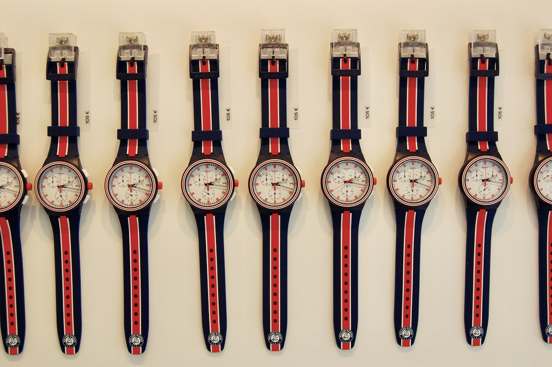 SWATCH パリ ローランギャロス オリジナル時計 : 会社員の海外1人旅