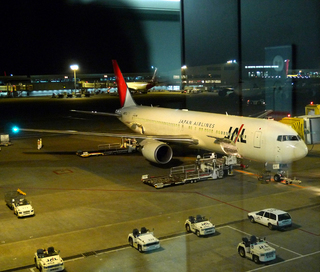 中国・上海 成田-浦東線(JAL)日本航空795便