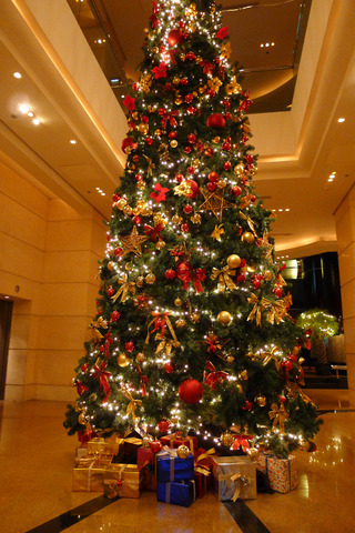 ポートマンリッツカールトンホテル上海の聖誕節(シェンタンジェ)ツリー