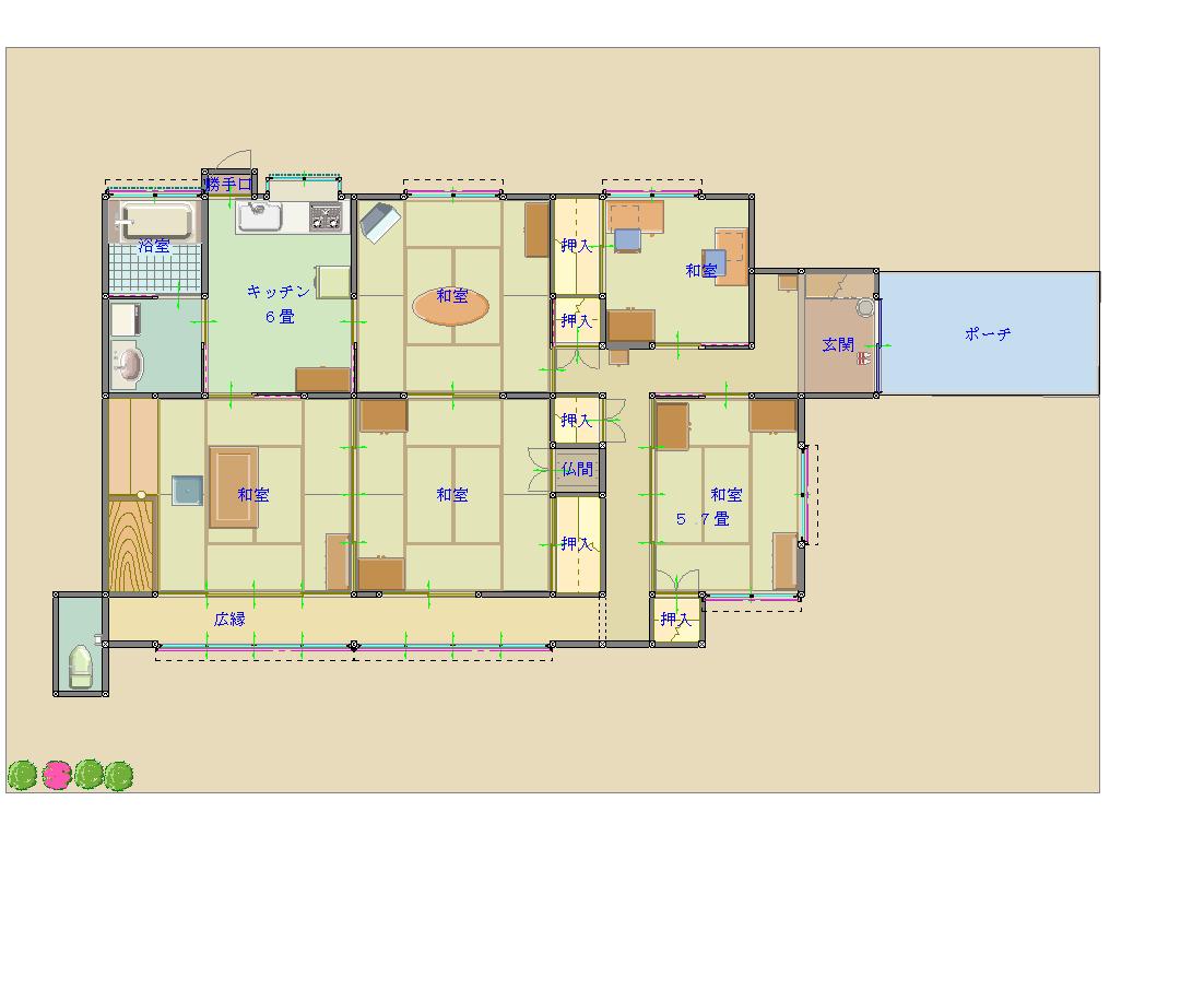 サザエさん 磯野家の間取り | シャングリラのブログ