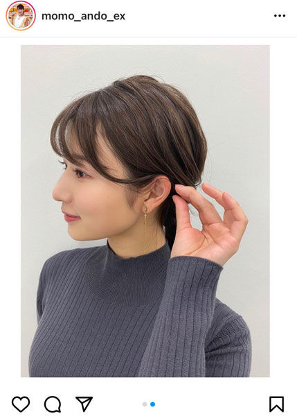 【美人】テレビ朝日#安藤萌々!綺麗〜