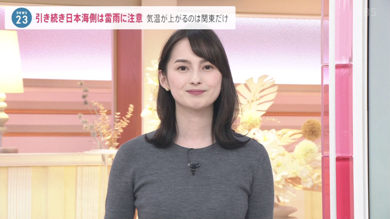 【美女】TBS★山本恵里伽たん！NEWS23　日曜サンデー
