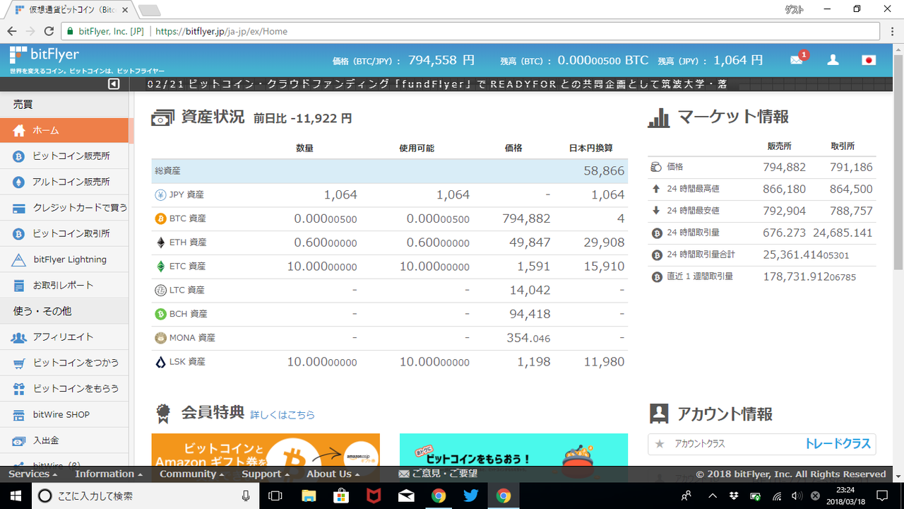 仮想通貨があああ : 高校生が書く雑多なブログ。