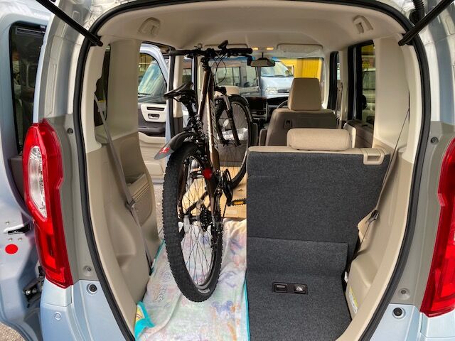 軽自動車に自転車載る 清水ダイアリー